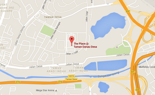 Taman Danau Desa the place google map