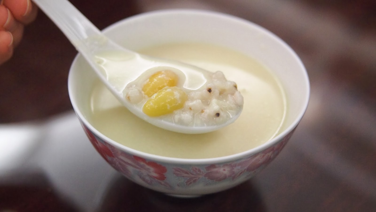 腐竹薏米白果糖水 Dried Beancurd and Ginkgo Nuts Dessert - Recipe Flow