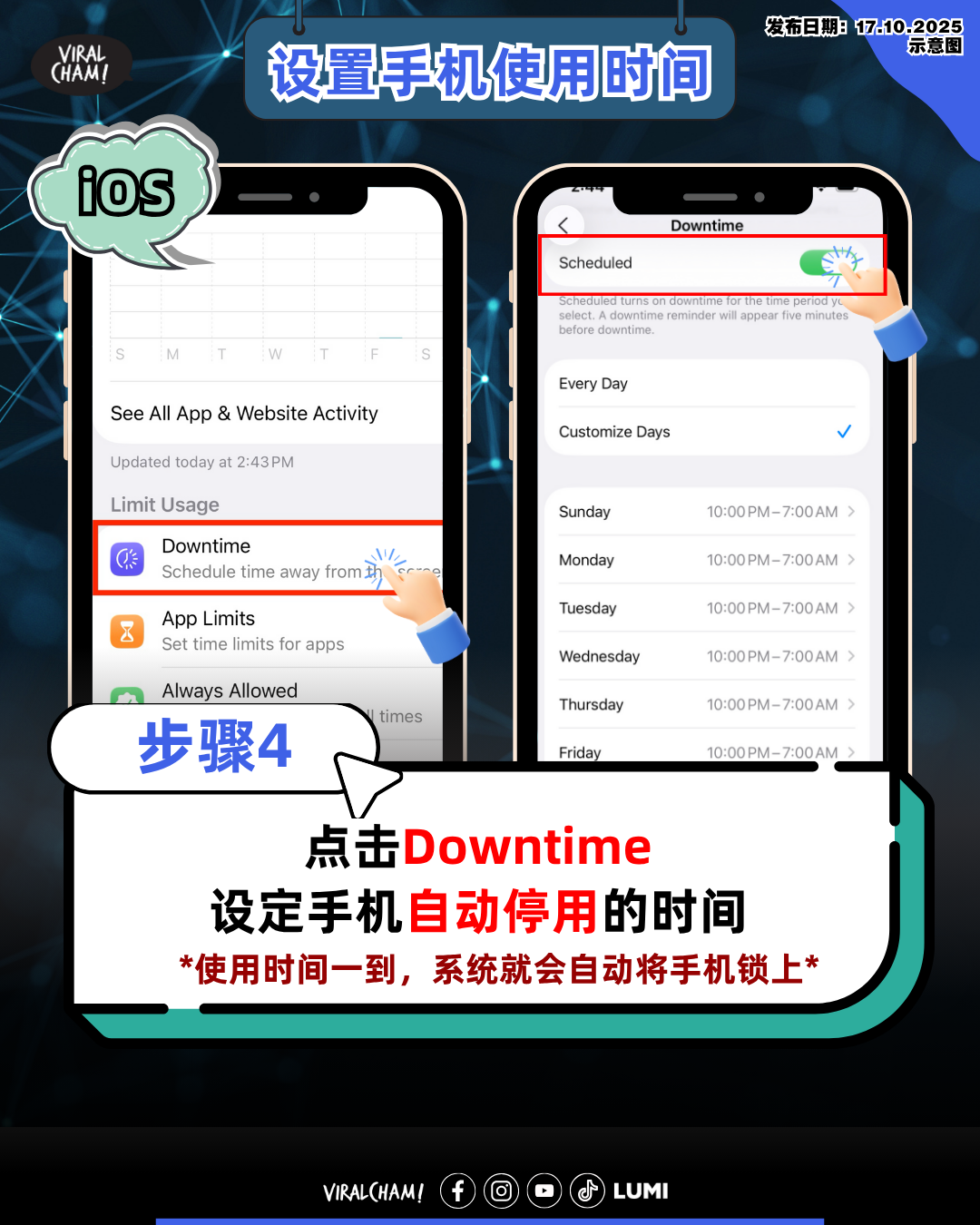 【家长救星来了 】iOS和Android自带隐藏功能⚡ 一键设定孩子「玩手机时间」~