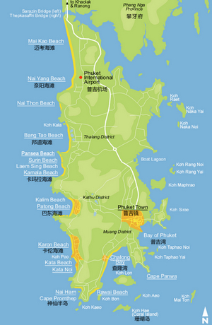 phuket map