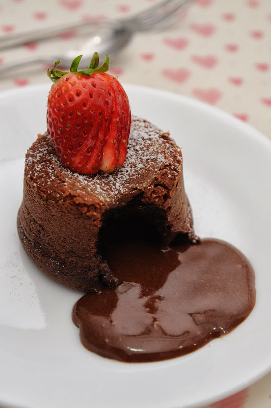 熔岩巧克力蛋糕2