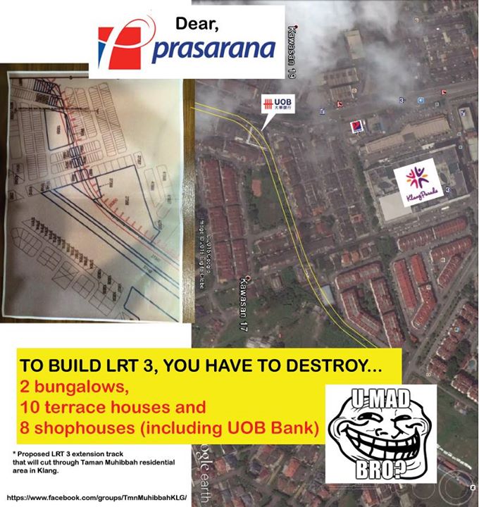 NO Prasarana, DON'T Destroy Homes for LRT 3 Project1