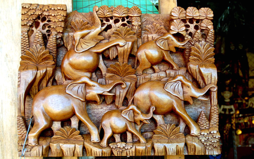 Bali woodcarving