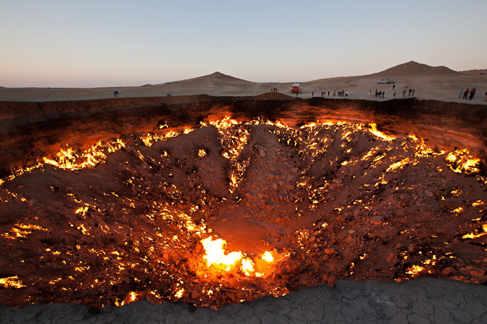 “The Door to Hell” in Derweze, Turkmenistan1