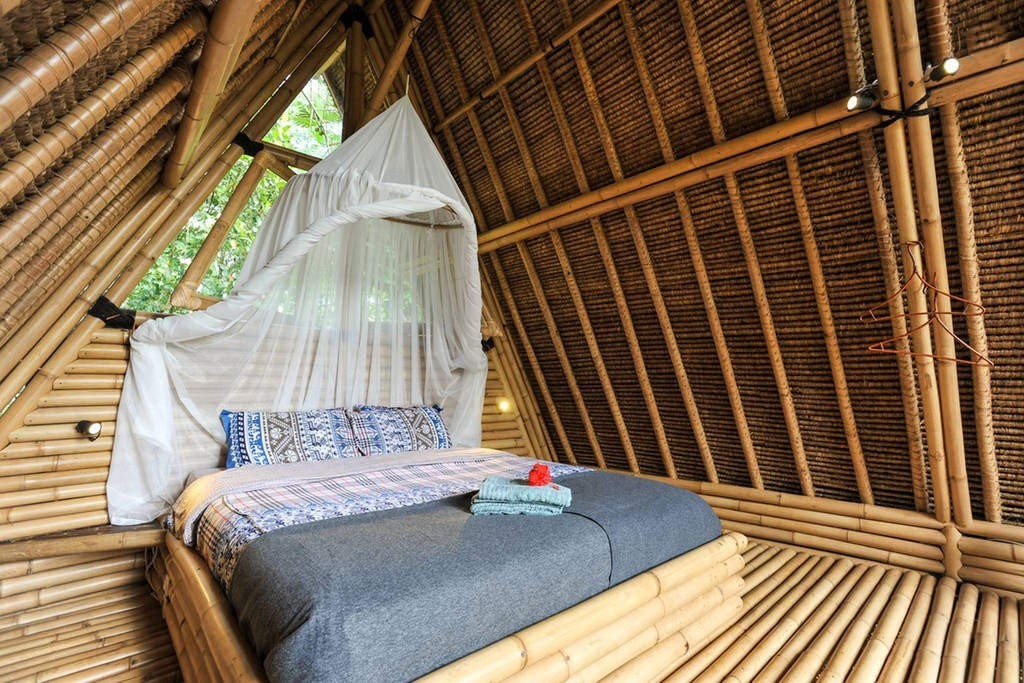 Experience another world at your very own Hideout – Eco Bamboo Home with water wheel5