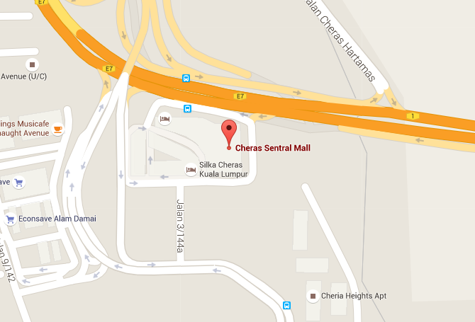Cheras Sentral Mall google