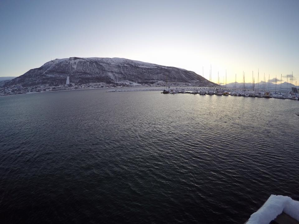 喜歡這裡的寧靜 — in Tromsø, Norway.