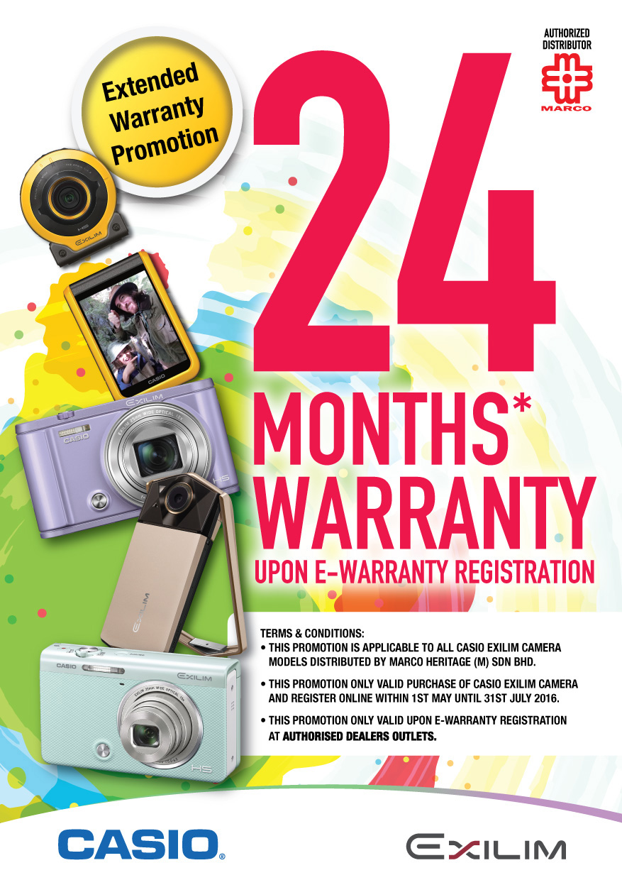 24 Months Warranty Standee F