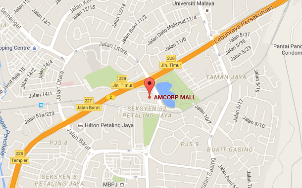 Amcorp Mall f3 300516 google map